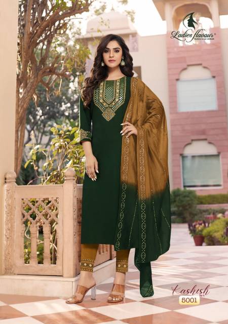 Kashish Vol 5 By Ladies Flavour Readymade Salwar Suits Catalog
